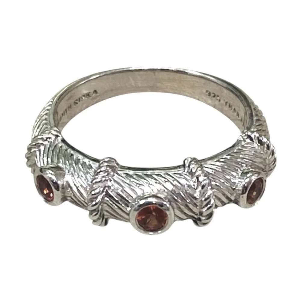 #JudithRipkaJewelry #925SilverJewelry #OrangeCitrine #CableJewelry #JewelryAddic